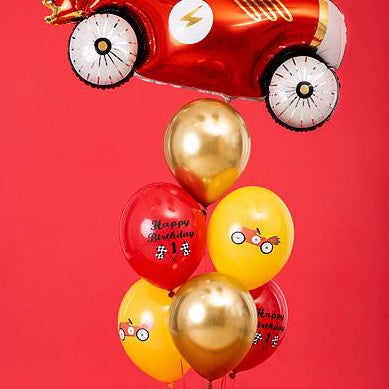 Mix de balões de carro  Happy Birthday/ 6 pcs.