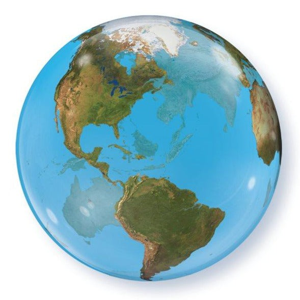 Balão bubble Planet Earth 100% Bio