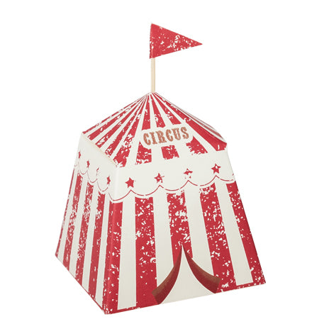 Caixas de detalhes de circo vintage / 8 peças.