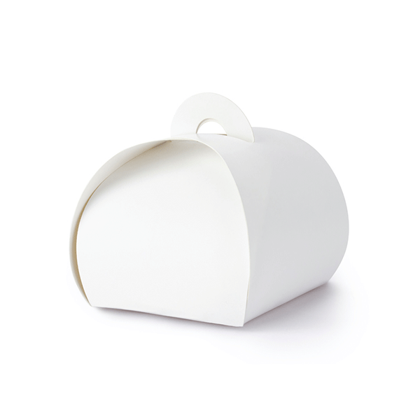 Small box S White detail with handle / 10 units.