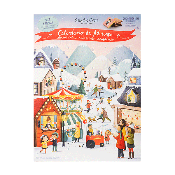 Calendário do Advento Mercado de Natal Chocolate