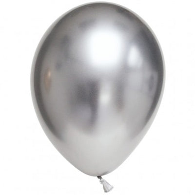 Balloons Chrome silver / 2 pcs.