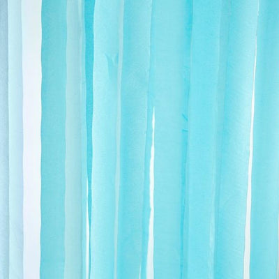 Pack of light aqua green Crepe paper ribbons / 40 mts.