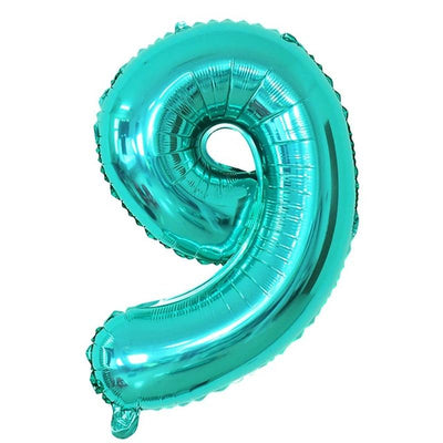 Balão Foil XL de número Tiffany