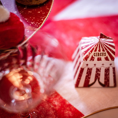 Caixas de detalhes de circo vintage / 8 peças.