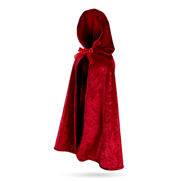 Disfraz capa terciopelo caperucita roja