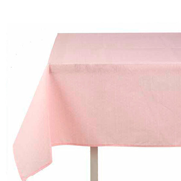 Pink stain-resistant tablecloth