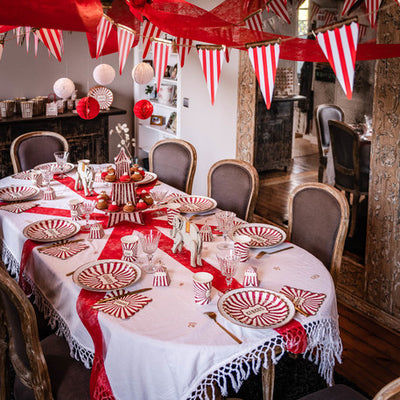 Caixas de detalhes de circo vintage / 8 peças.