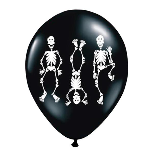 Dancing skeleton balloons / 2 pcs.