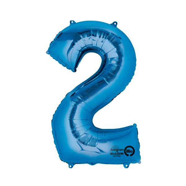Balão Foil 2 XL azul Premium