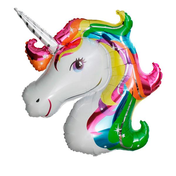 Globo Unicornio multicolor XL