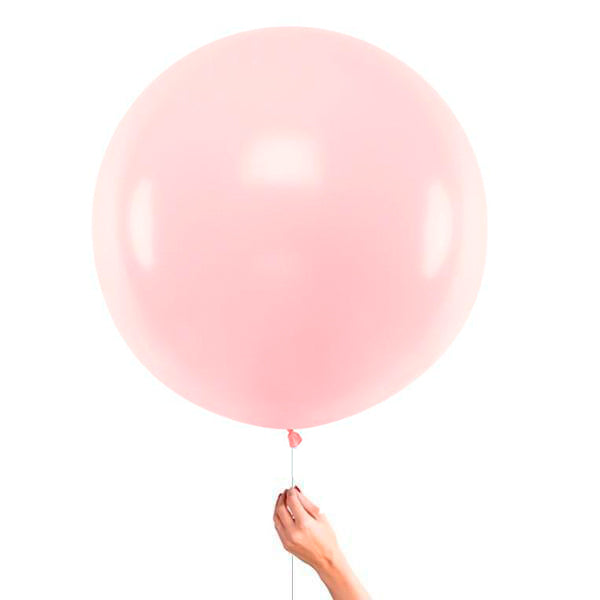 Balloon L decorated pink and light blue