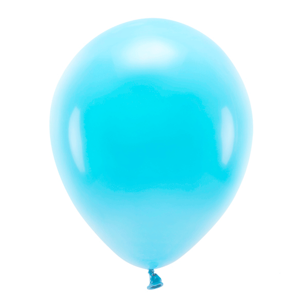 Matte pastel sky blue ECO balloons / 10 pcs.