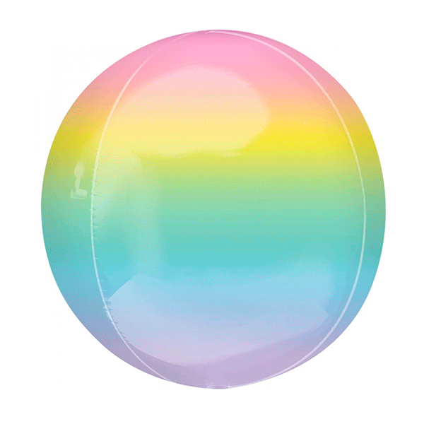Pastel gradient Orbz balloon