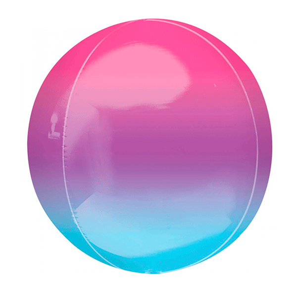 Lilac and blue gradient Orbz balloon