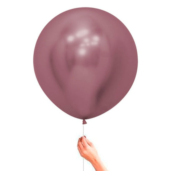 XL latex balloon old pink Reflex