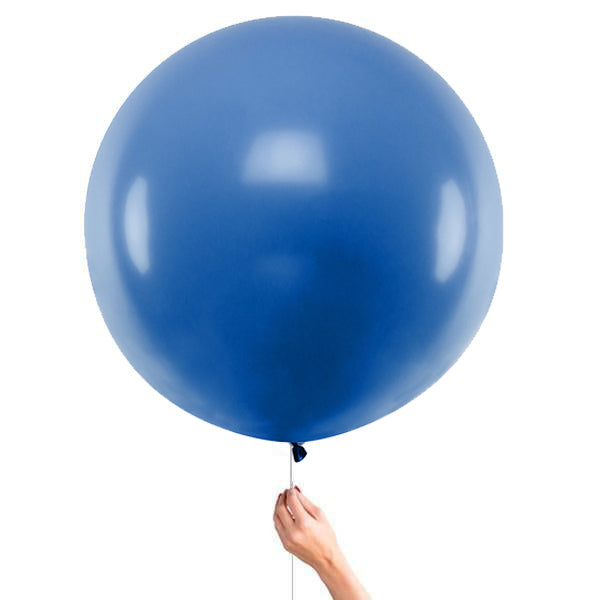 XL latex balloon royal blue matt