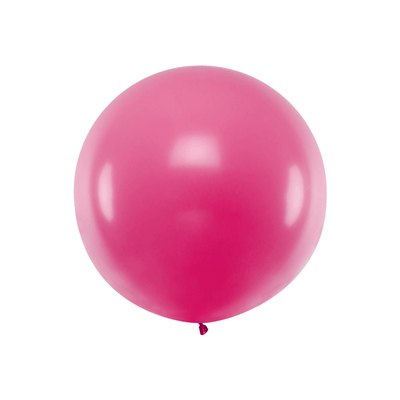 Matt fuchsia XL latex balloon