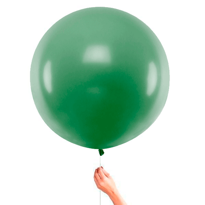 XL latex balloon matt grass green