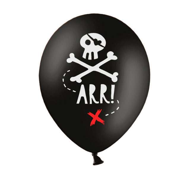 Pirate balloons / 6 pcs.