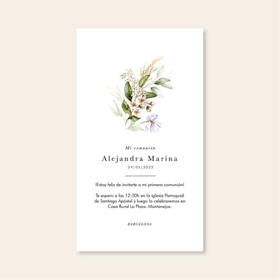 Personalized Flower Garden Invitations