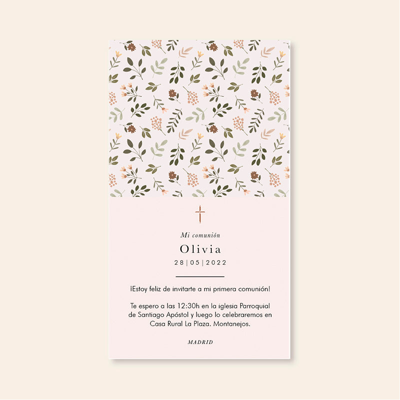 Convites personalizados Wildflower