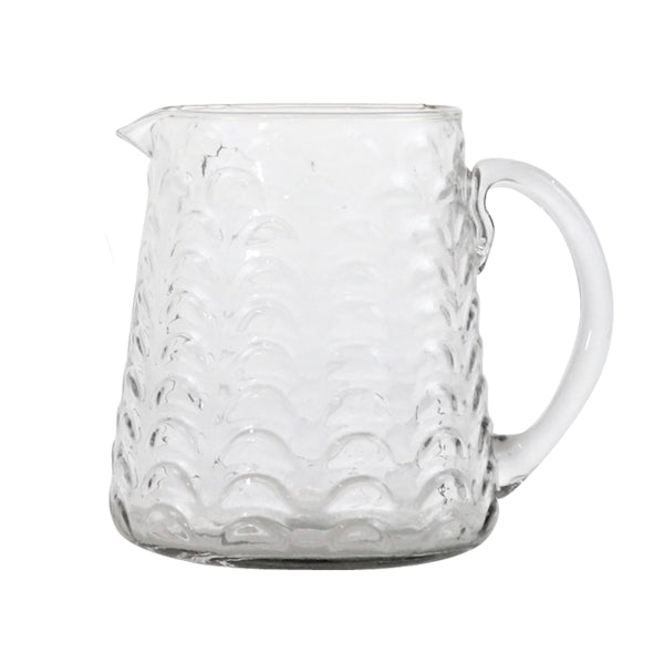 Carved glass pitcher CORDOBA