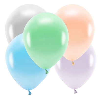 Mix colored balloons Mermaids ECO/ 10 units.
