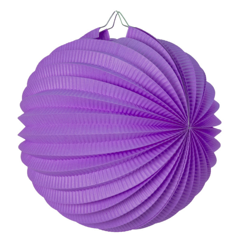 purple paper lantern