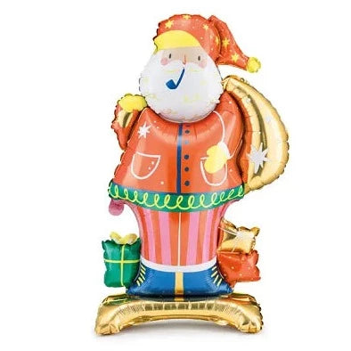 Globo foil standing Santa
