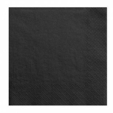 Black napkin / 20 pcs.