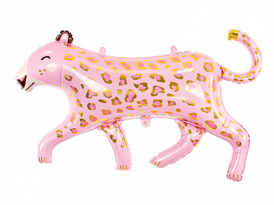Pink leopard balloon XL