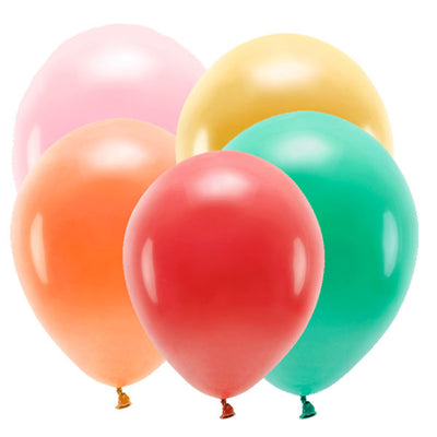 Mix colored balloons celebrate ECO / 10 units.