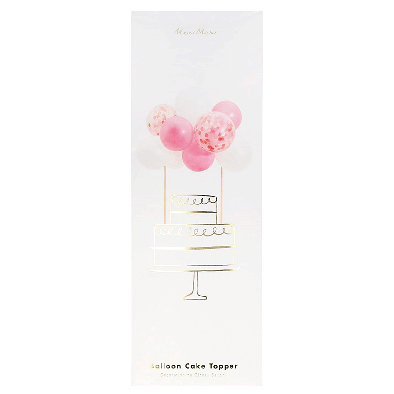 Cake topper Balloons Pink