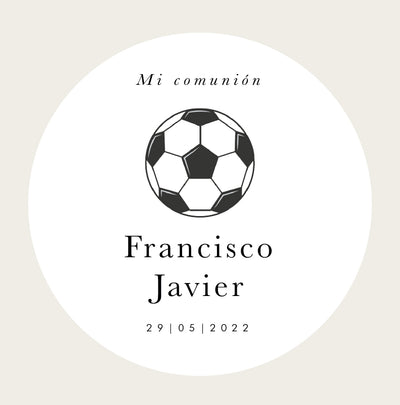 Autocolante personalizado Vintage Football / 12 pcs.