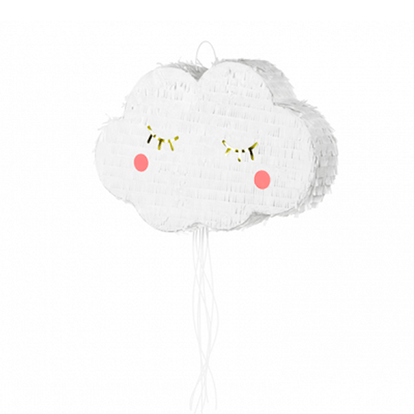 Piñata nube con carita