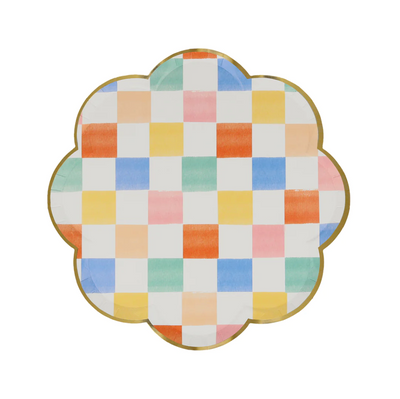 Mixed multicolor designs plate / 8 units.