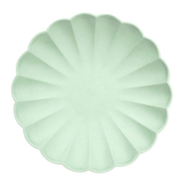 Platos mix pastel grandes eco premium / 8 uds.