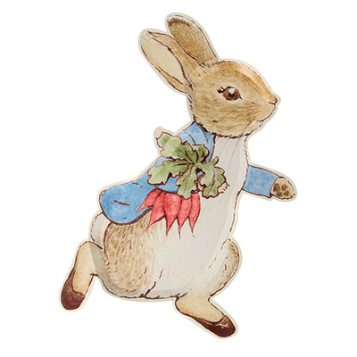 Peter Rabbit rabbit plate / 12 pcs.