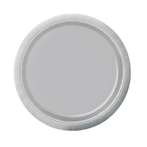 Basic matt silver plate / 16 pcs.