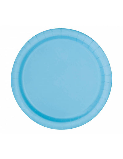 Prato básico azul claro Eco