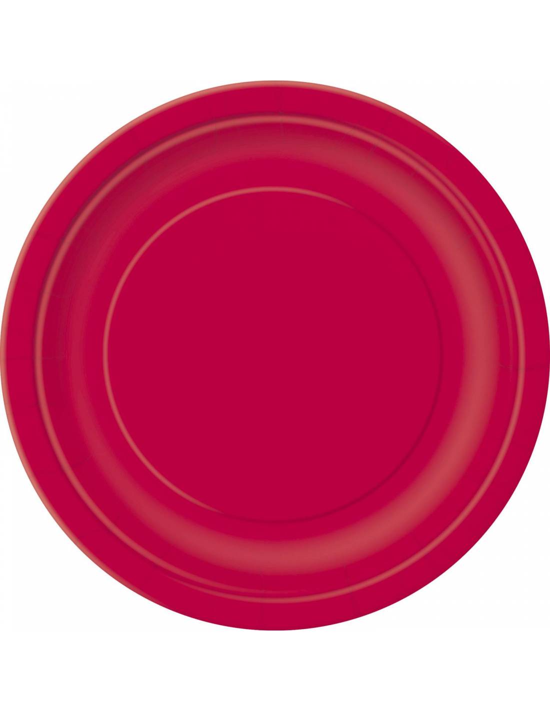 Basic red Eco plate / 8 u.