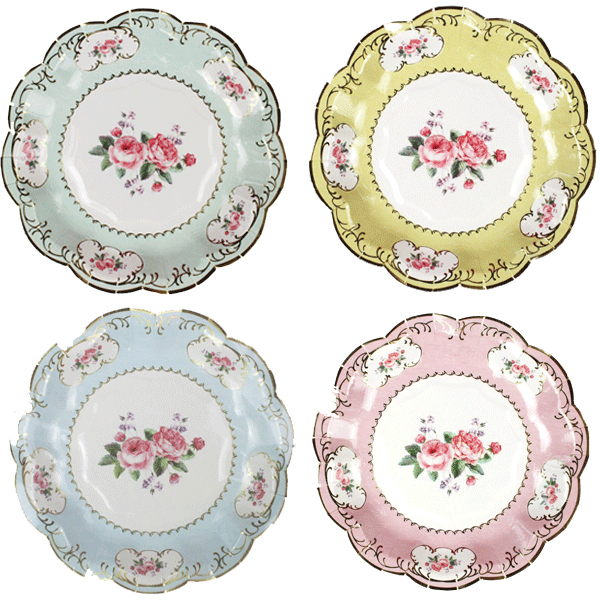 Verdadeiras placas Chintz S / 12 pcs.