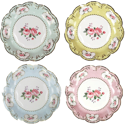 Verdadeiras placas Chintz S / 12 pcs.