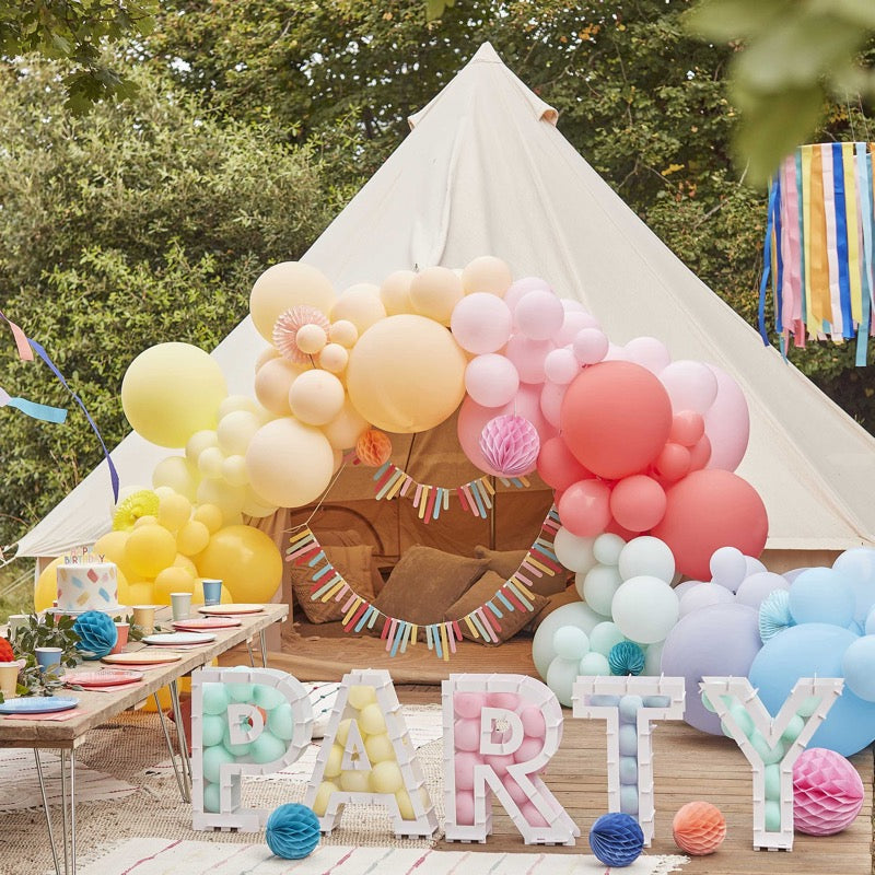 Kit DIY grinalda de balões Brights & Fans