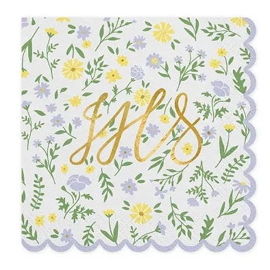 IHS floral napkin / 20 units.