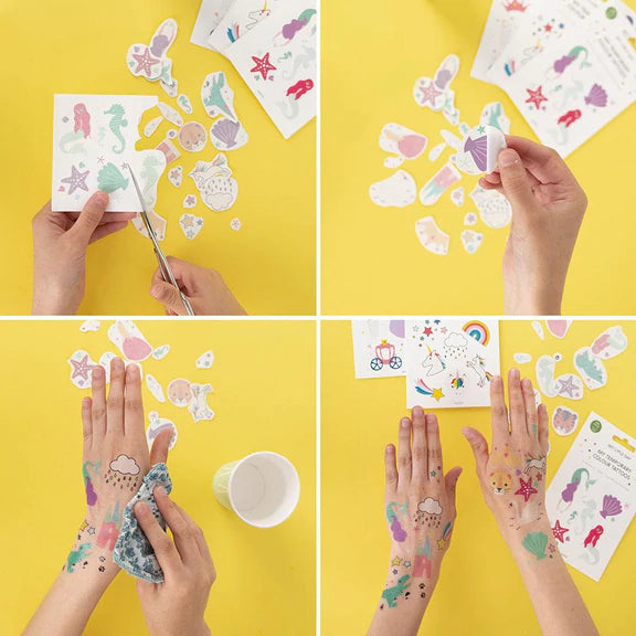 Superhero temporary tattoo
