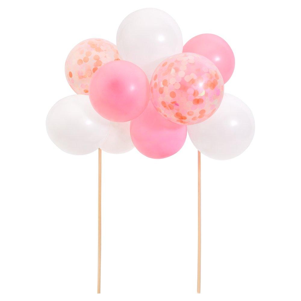 Cake topper Globos Pink